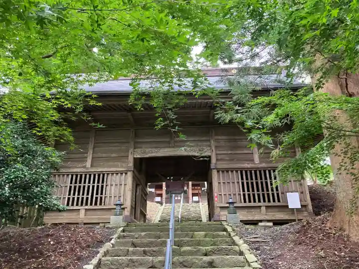 箟峯寺の山門・神門