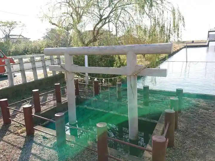 息栖神社の鳥居