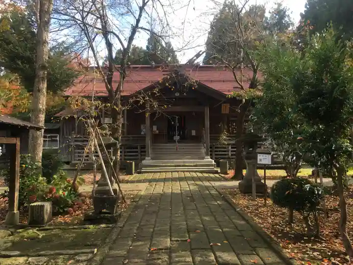横手神明社の本殿・本堂