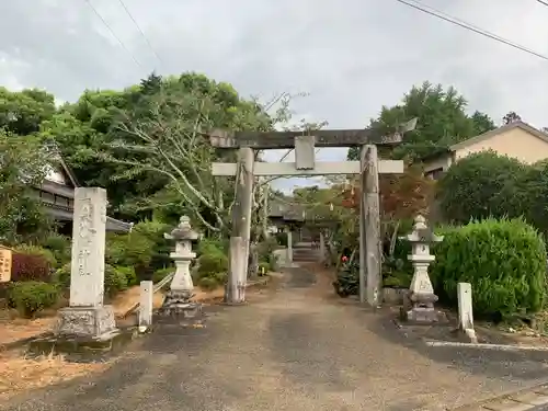 大島八幡神社の鳥居