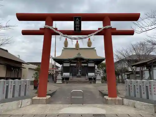 青木八坂神社の鳥居