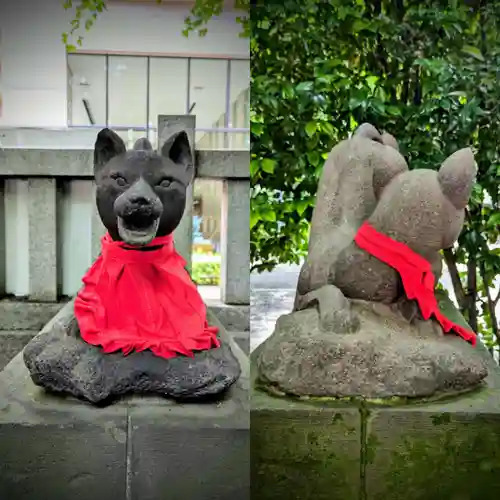 小野照崎神社の狛犬