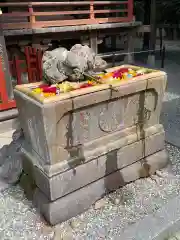 産泰神社の手水