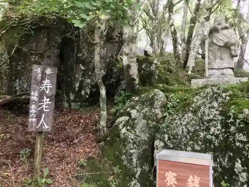 鶴見山上権現一の宮の像