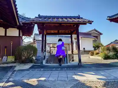 正法寺の手水舎