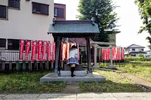 雷電神社の手水舎