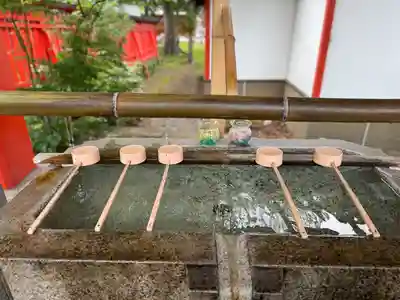 生島足島神社の手水舎