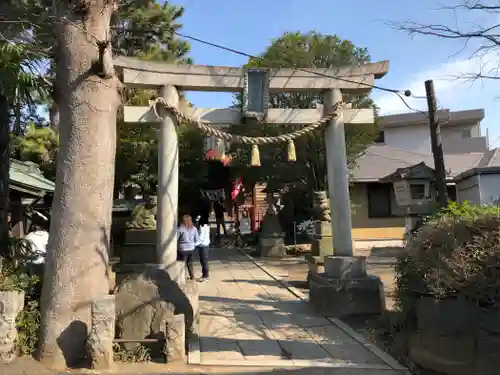 高津諏訪神社の鳥居