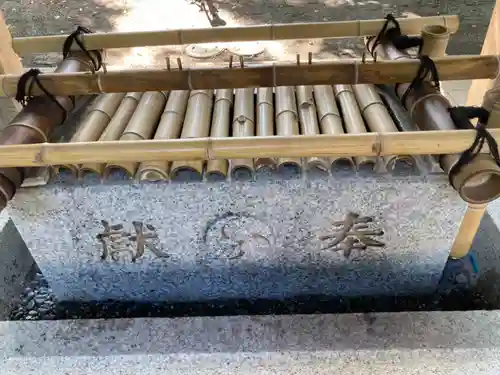 前鳥神社の手水舎