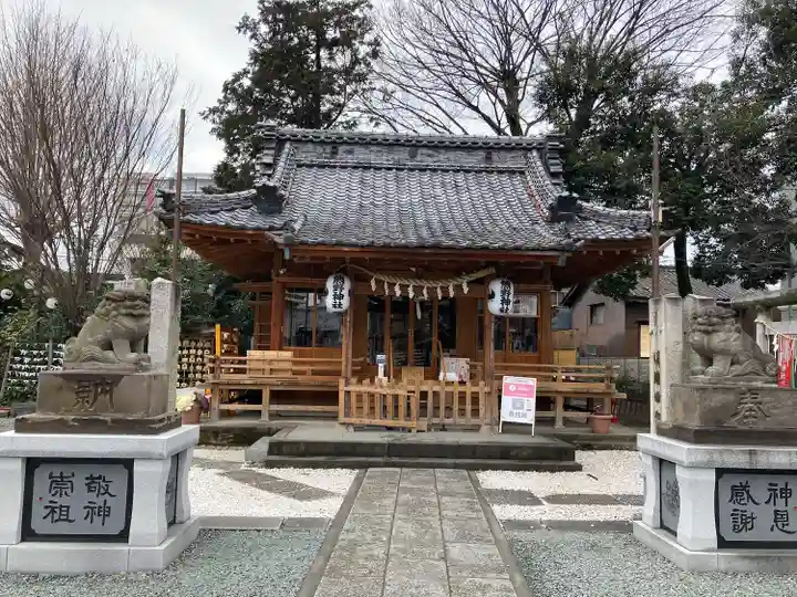川越熊野神社の本殿・本堂
