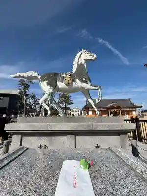 大窪八幡宮の像