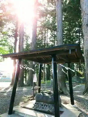 三獄神社の手水舎