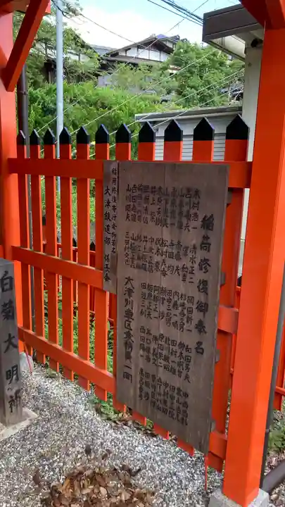 白菊大明神・白髭大明神(滋賀県)