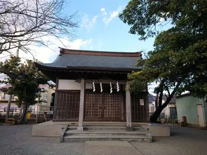 神明神社の本殿