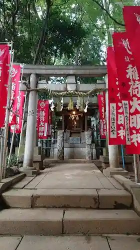 太子堂八幡神社の鳥居