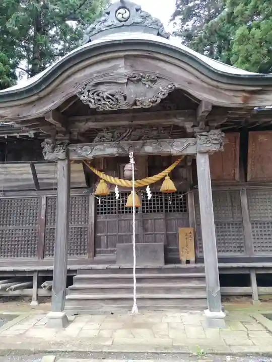 神原田神社の本殿・本堂