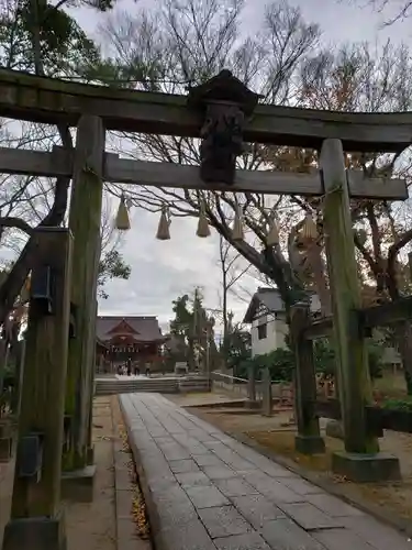 飯香岡八幡宮の鳥居