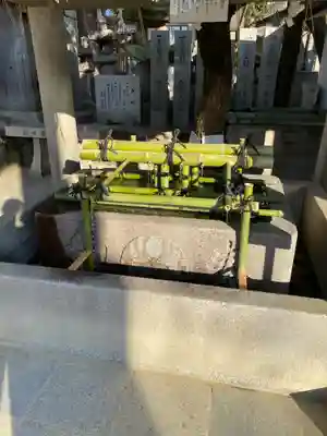 石切劔箭神社の手水舎