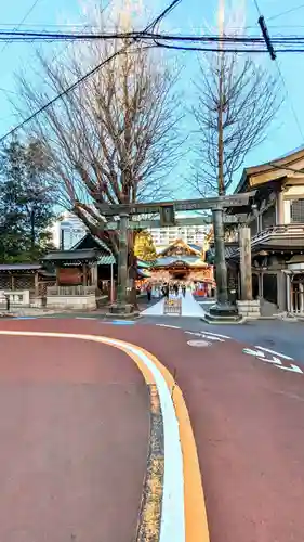 湯島天満宮の鳥居