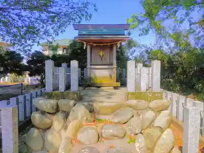 八幡社(萩原町西宮重)の本殿・本堂