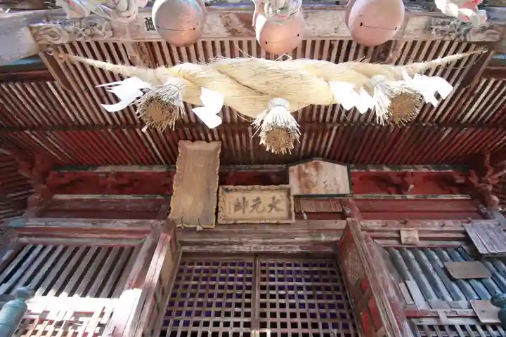 田村神社の本殿・本堂