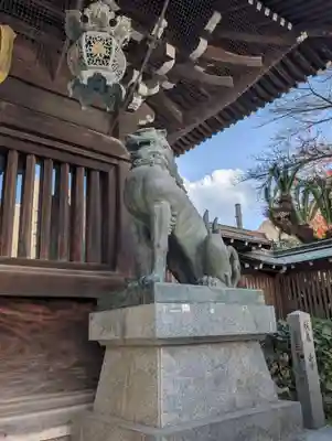 櫛田神社の狛犬