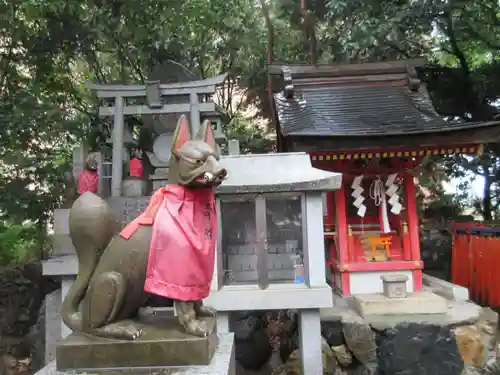 折上稲荷神社の狛犬