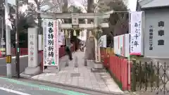 川越八幡宮の鳥居