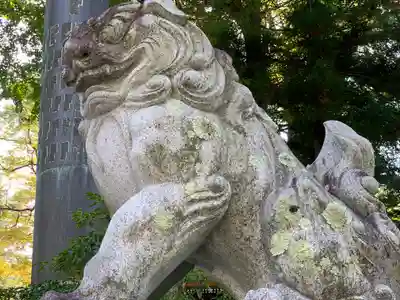 諏訪大社上社前宮の狛犬