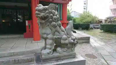 泥江縣神社の狛犬