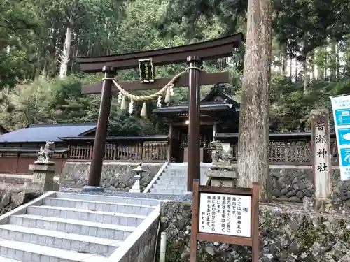 皆瀬神社の鳥居