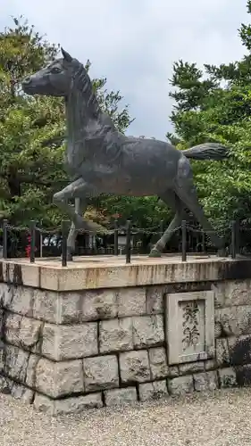 京都乃木神社の狛犬