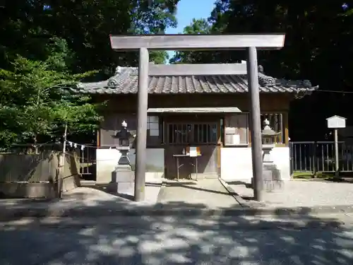 神戸神舘神明社の鳥居