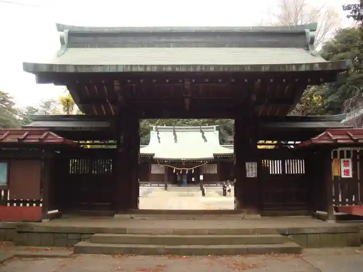 峯ヶ岡八幡神社の山門・神門