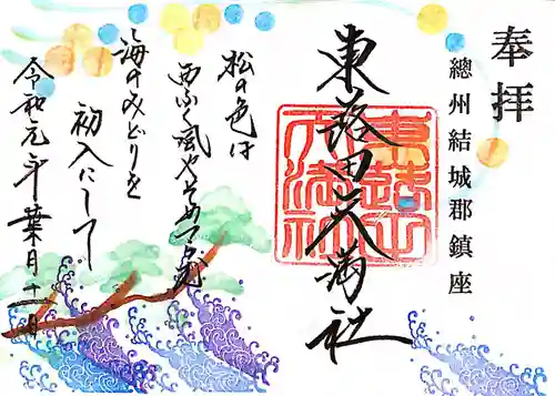 東蕗田天満社の御朱印