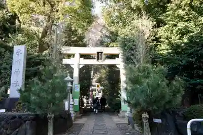 東新町氷川神社の鳥居