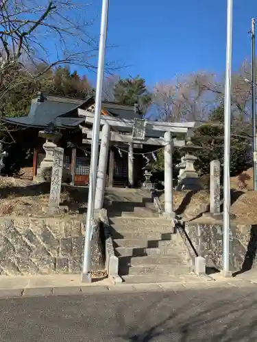 見渡神社　日枝神社の鳥居