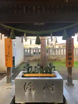 奥田神社の手水舎