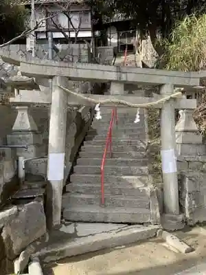 夢野八幡神社の鳥居