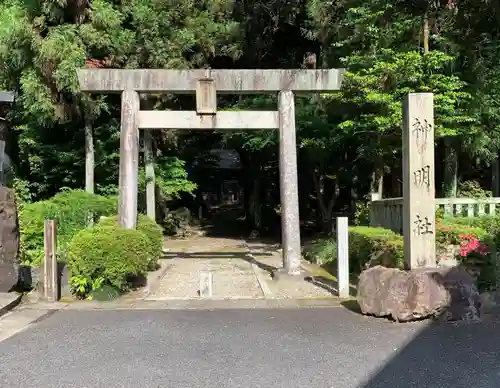 神明神社の鳥居