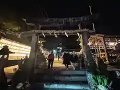 往馬坐伊古麻都比古神社の鳥居