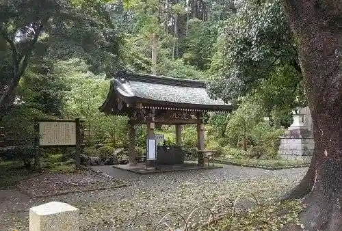 高麗神社の手水舎