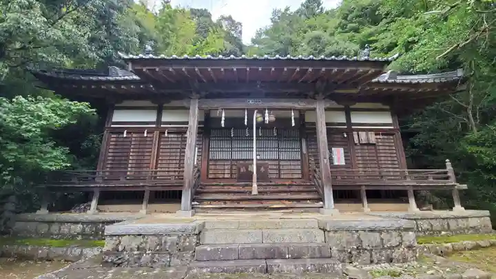 黒戸奈神社の本殿・本堂
