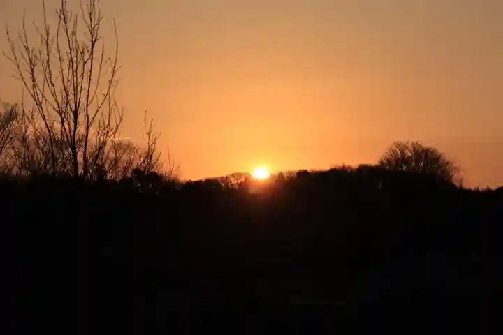 阿久津「田村神社」(郡山市阿久津町)旧社名:伊豆箱根三嶋三社の景色