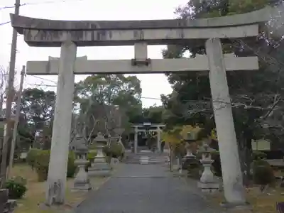 三宅八幡宮の鳥居