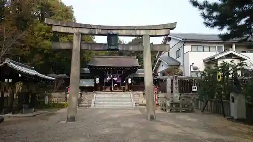 離宮八幡宮の鳥居