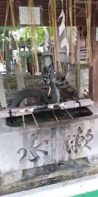 長等神社の手水舎