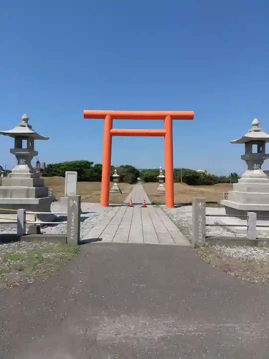 天塩厳島神社の鳥居