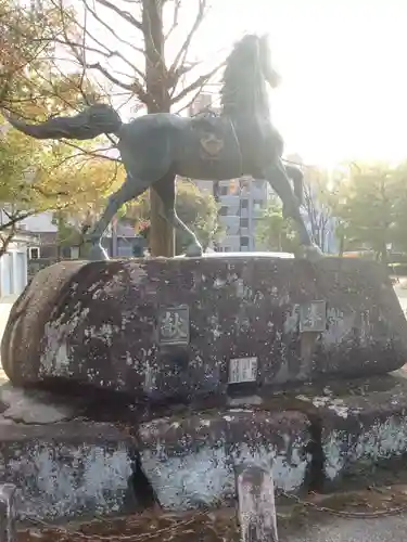 植田八幡宮の狛犬