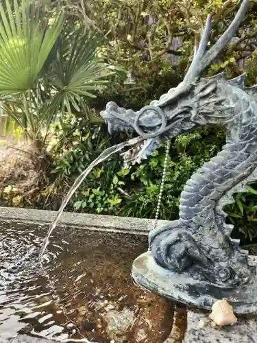 柳澤観音堂の手水舎